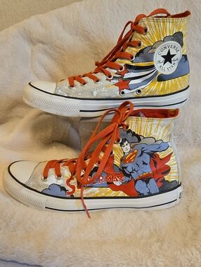 Collectible DC Comics Superman X Converse Chuck Taylor All-Star Sneakers